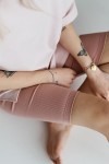 Krátké dámské žebrované legíny Blush - Dolce Sonno