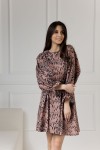 WUALAA Women - Dámské šaty Amber Oversize Safari Dusty Pink