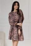WUALAA Women - Dámské šaty Amber Oversize Safari Dusty Pink