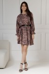 WUALAA Women - Dámské šaty Amber Oversize Safari Dusty Pink