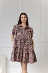 WUALAA Women - Dámské šaty CINDY Safari Dusty Pink