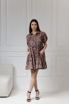 WUALAA Women - Dámské šaty CINDY Safari Dusty Pink