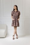 WUALAA Women - Dámské šaty CINDY Safari Dusty Pink