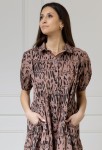 WUALAA Women - Dámské šaty CINDY Safari Dusty Pink