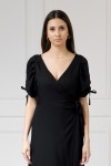 WUALAA Women - Dámské šaty midi KELLY Classic Black