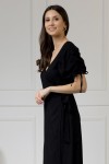 WUALAA Women - Dámské šaty midi KELLY Classic Black
