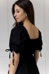 WUALAA Women - Dámské šaty midi KELLY Classic Black