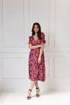 WUALAA Women - Dámské šaty midi KELLY Exotic Garden
