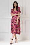 WUALAA Women - Dámské šaty midi KELLY Exotic Garden