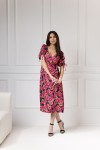 WUALAA Women - Dámské šaty midi KELLY Exotic Garden