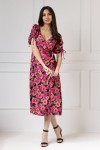 WUALAA Women - Dámské šaty midi KELLY Exotic Garden
