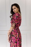 WUALAA Women - Dámské šaty midi KELLY Exotic Garden