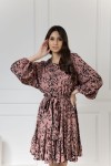 WUALAA Women - Dámské šaty INEZ Safari Dusty Pink