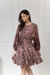 WUALAA Women - Dámské šaty INEZ Safari Dusty Pink
