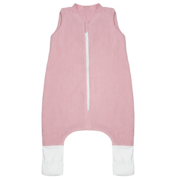 Spací pytel z mušelínu 1 TOG Double Gauze Jeans Blush - Dolce Sonno