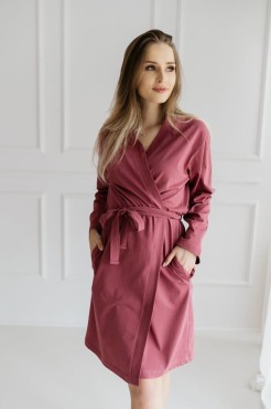 Bavlněný těhotenský župan Ciara/ Malaga - Dolce Sonno