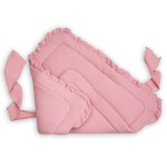 Mušelínová zavinovačka s volánky pro miminko Blush - Dolce Sonno