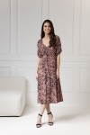 WUALAA Women - Dámské šaty Chloe Safari Dusty Pink
