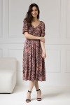 WUALAA Women - Dámské šaty Chloe Safari Dusty Pink
