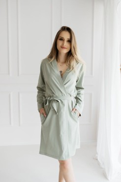 Bavlněný těhotenský župan Ciara/ Šalvěj - Dolce Sonno