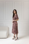 WUALAA Women - Dámské šaty Chloe Safari Dusty Pink