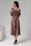 WUALAA Women - Dámské šaty Chloe Safari Dusty Pink