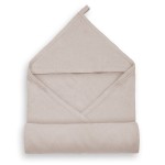 Mušelínová dětská osuška Ručník s kapucí Beige - Dolce Sonno