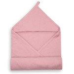 Mušelínová dětská osuška Ručník s kapucí Dusty Pink - Dolce Sonno