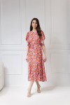 WUALAA Women - Dámské midi šaty SANVI Floral Delight