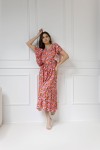 WUALAA Women - Dámské midi šaty SANVI Floral Delight
