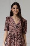 WUALAA Women - Dámské šaty Emili Safari Dusty Pink