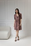 WUALAA Women - Dámské šaty Emili Safari Dusty Pink