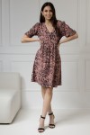 WUALAA Women - Dámské šaty Emili Safari Dusty Pink