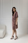 WUALAA Women - Dámské šaty Emili Safari Dusty Pink