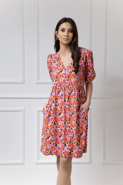 WUALAA Women - Dámské šaty Emili Floral Delight