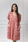 WUALAA Women - Dámské šaty Emili Floral Delight