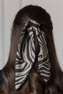 WUALAA Women - Šátek Zebra Khaki