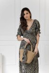 WUALAA Women - Šátek Zebra Khaki