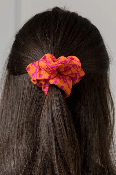 WUALAA Women - Scrunchie viskózová gumička do vlasů Neon Flowers