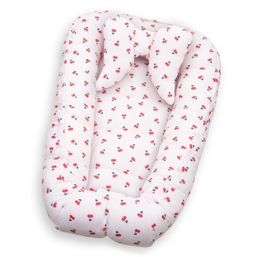 Dětské hnízdo s polštářem Sweet Cherry - Dolce Sonno