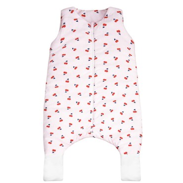 Celoroční bavlněný dětský spací pytel pro miminka s nožičkami 2.5 TOG Sweet Cherry - Dolce Sonno
