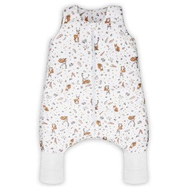Celoroční bavlněný dětský spací pytel pro miminka s nožičkami 2.5 TOG Srnky - Dolce Sonno