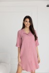 Mušelínová noční košile Livia/ Pink - Dolce Sonno