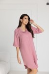 Mušelínová noční košile Livia/ Pink - Dolce Sonno