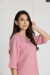 Mušelínová noční košile Livia/ Pink - Dolce Sonno