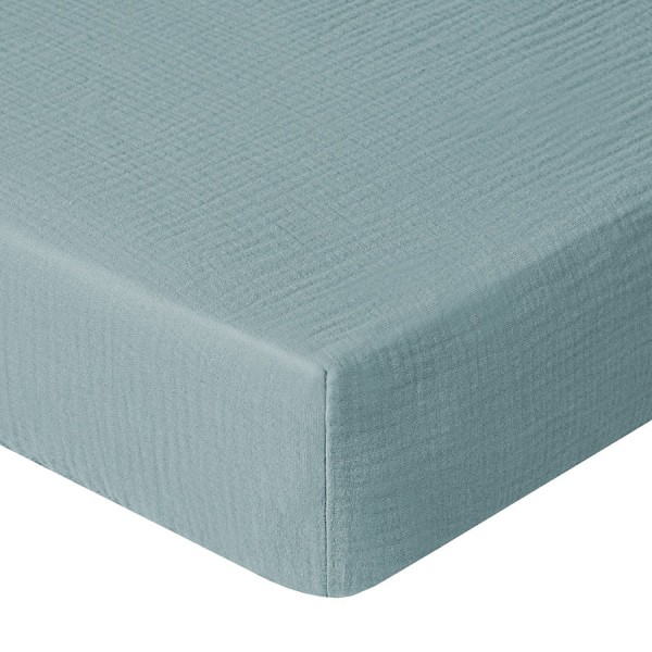 Mušelínové prostěradlo s gumou 60X120 Khaki | Dolce Sonno