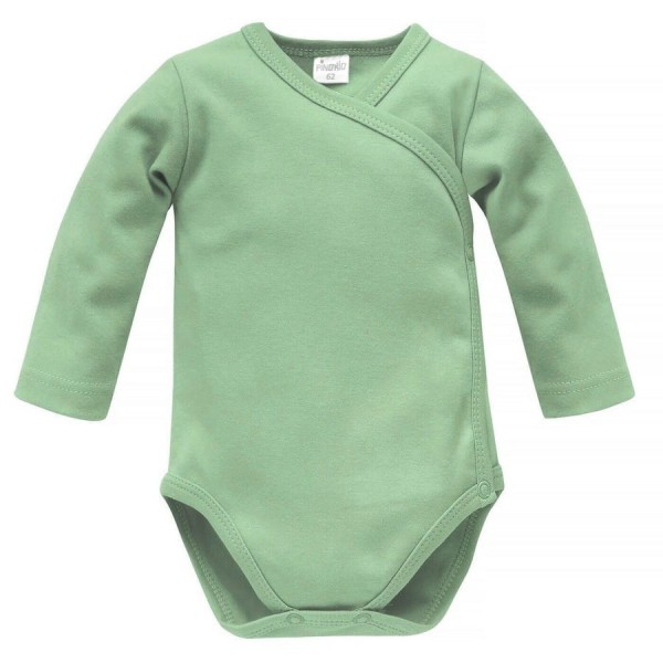 Obálkové body s dlouhými rukávy v barvě Green - Lovely Day | Pinokio