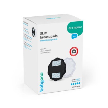 Vložky do podprsenky SLIM Black 24 ks 298/ 02 - Babyono