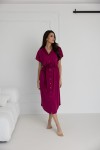 Dlouhá noční košile na knoflíky Ingrid/ Anymone - Dolce Sonno