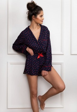 Dámské viskózové pyžamo s límečkem Maisie - Sensis